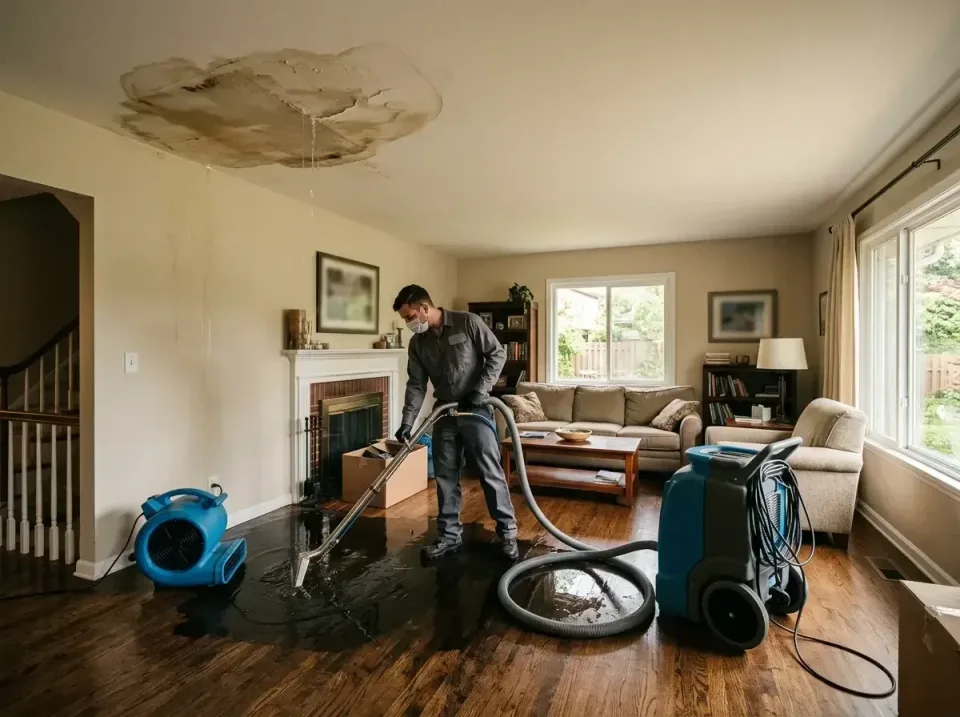 attic-pipe-burst-ceiling-drip-008 — frequently asked questions, Water Damage Restoration & Carpet Care in Melrose, MA